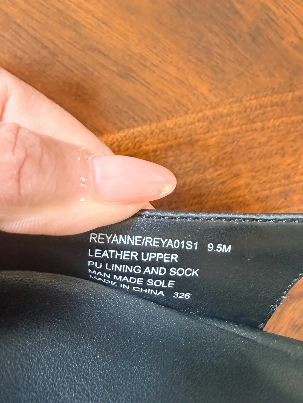 NWOT. Steve Madden Reyanne Black Leather Slingback Flats – 9.5M